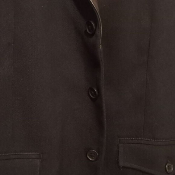 DIESEL - Leather collar blazer- Sz L - Picture 7 of 13